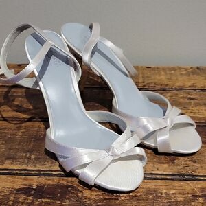 Chic Satin Strappy Women's Heels